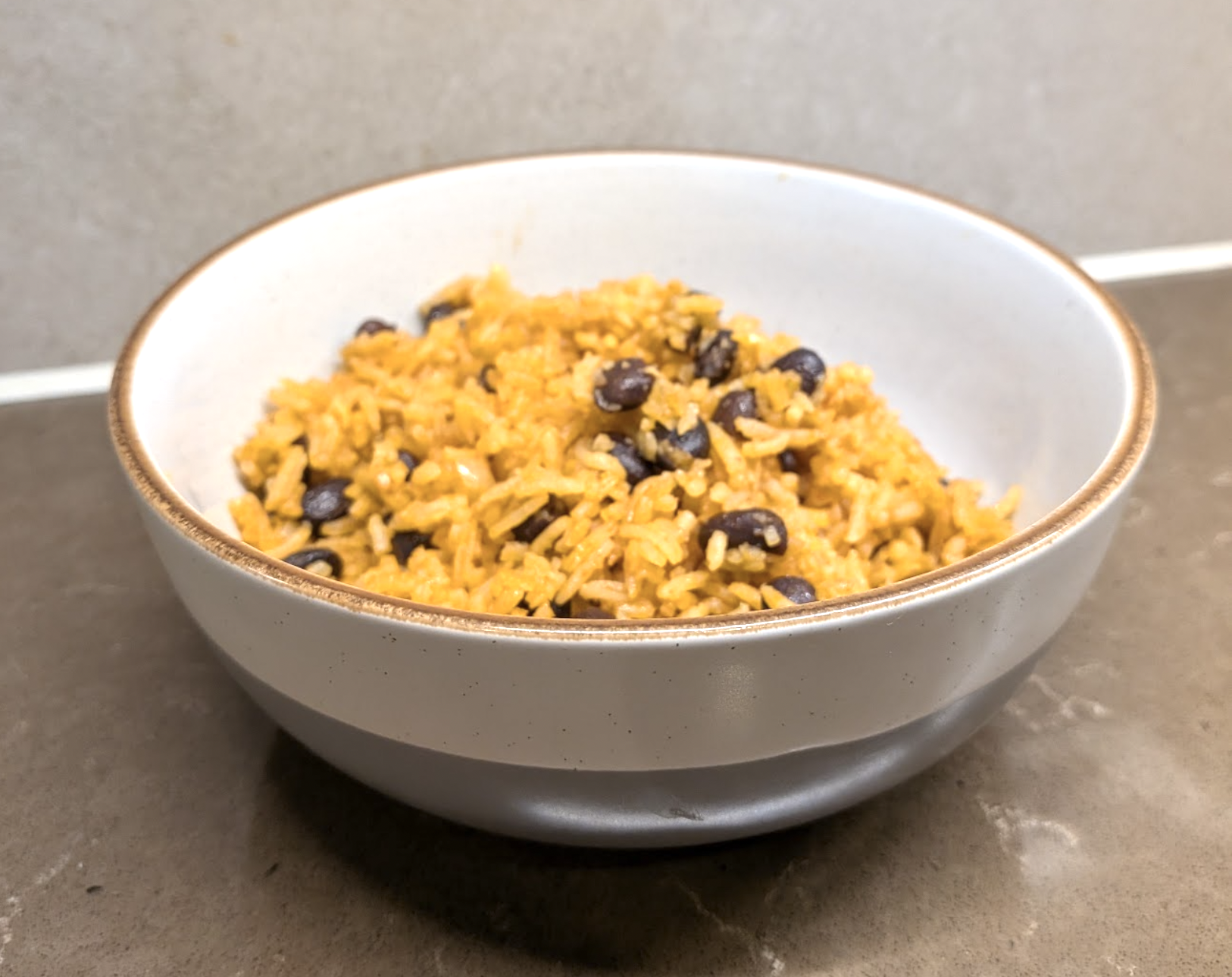 Mexican rice with black beans